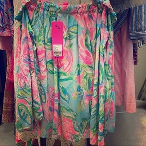 Off shoulder Lilly Pulitzer top